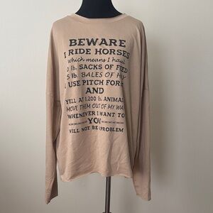 Horse Equestrian Graphic Tee